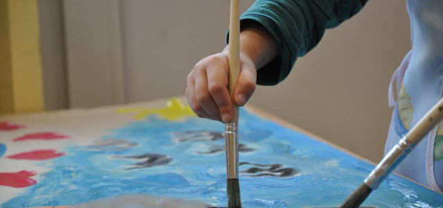 Baby painting ideas.