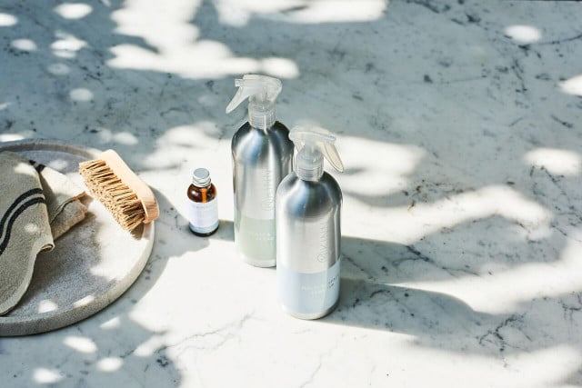 Using eco-friendly cleaning products minimizes the amount of chemicals in water streams.
