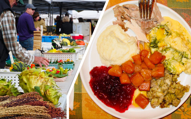 Green Thanksgiving tips serve locally grown food serve locally grown food